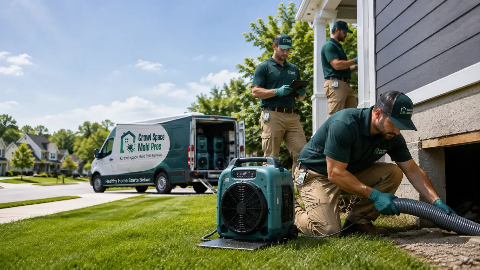 Crawl Space Mold Removal in Charlotte, IA